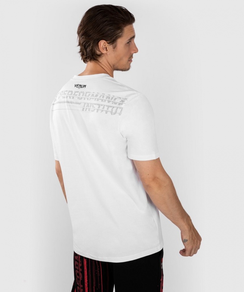 T Shirts Venum UFC Performance Institute 2.0 Homme Blanche  | MCZ-3057169