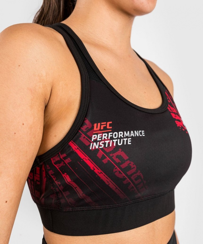 Soutien Gorge Sport Venum UFC Performance Institute 2.0 Femme Noir Rouge  | GLW-5983066