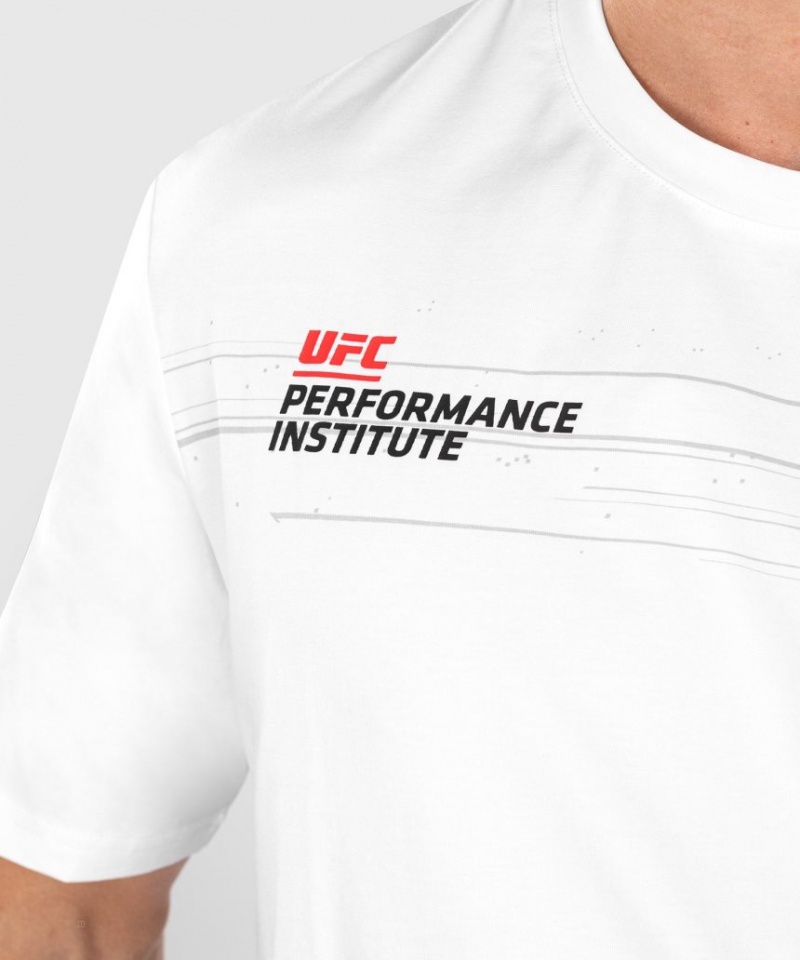 T Shirts Venum UFC Performance Institute 2.0 Homme Blanche  | MCZ-3057169