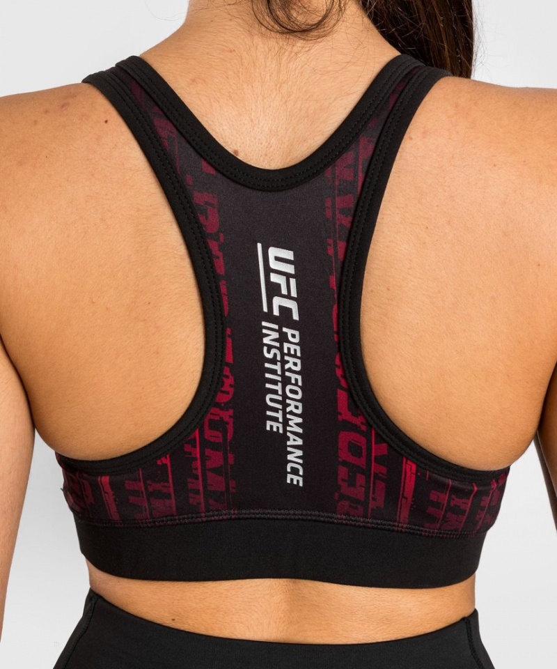 Soutien Gorge Sport Venum UFC Performance Institute 2.0 Femme Noir Rouge  | GLW-5983066