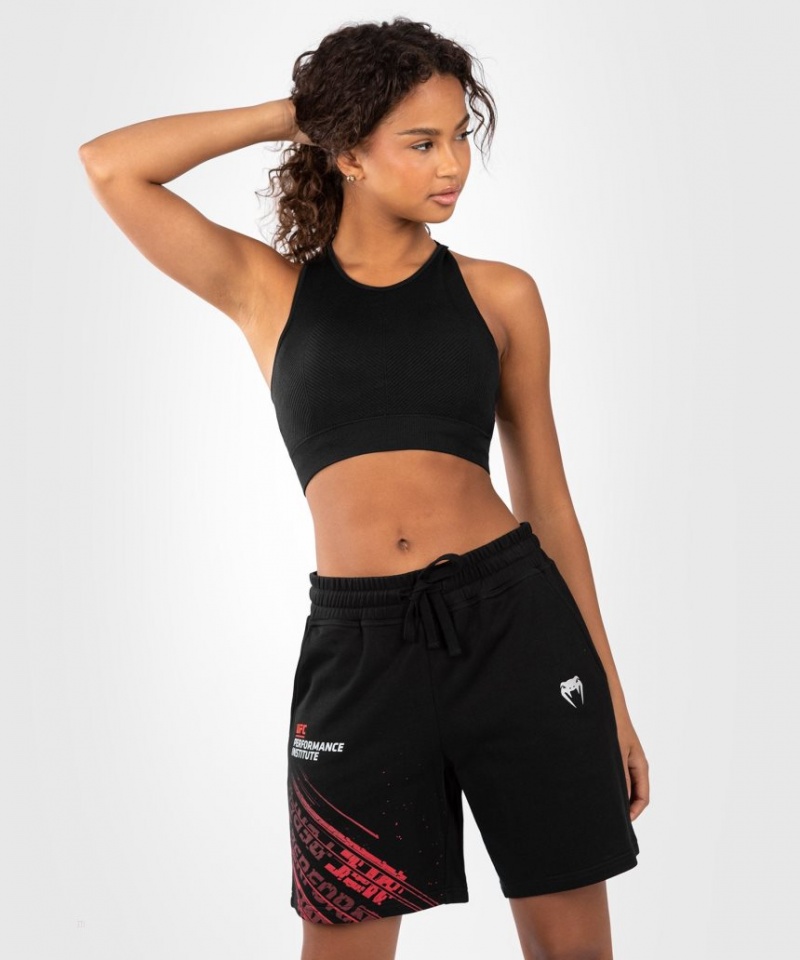 Short Venum UFC performance institute 2.0 Coton Femme Noir Rouge  | MCF-6885783