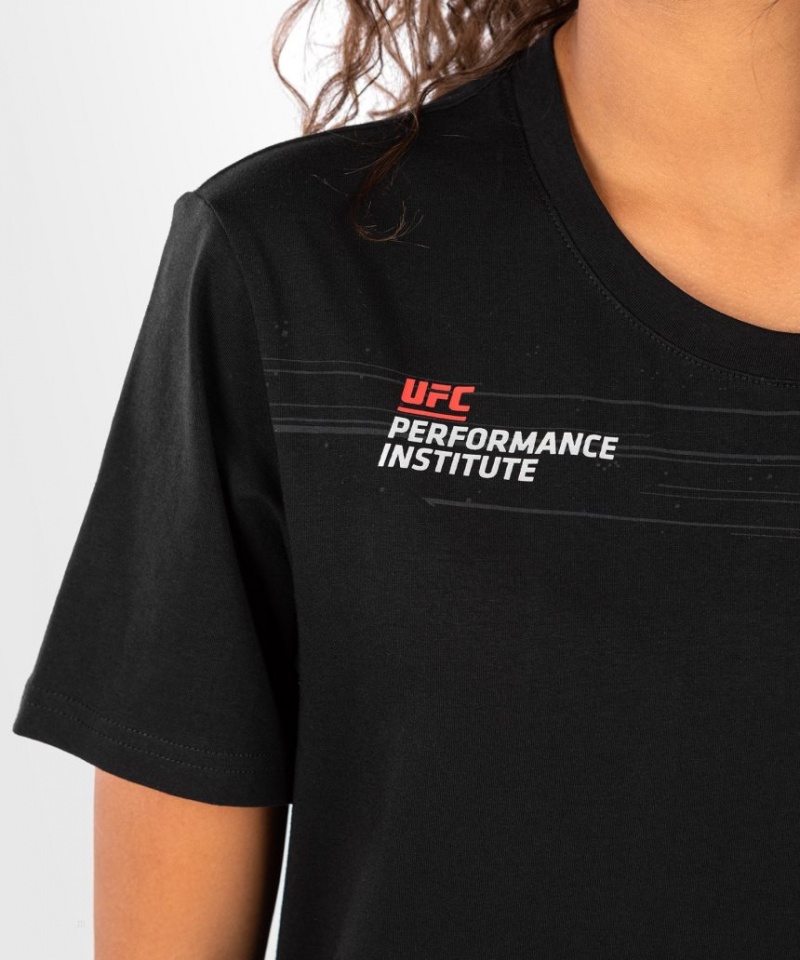 T Shirts Venum UFC Performance Institute 2.0 Femme Noir Rouge  | TYJ-8245929