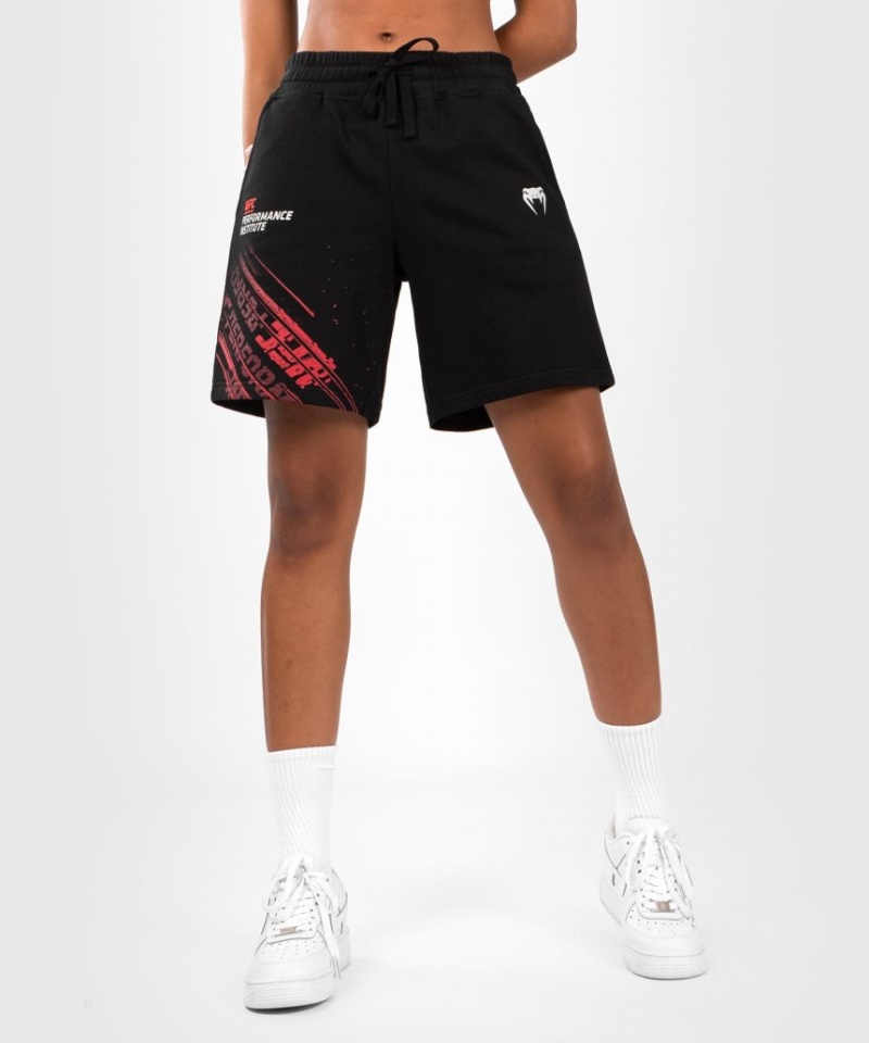 Short Venum UFC performance institute 2.0 Coton Femme Noir Rouge  | MCF-6885783