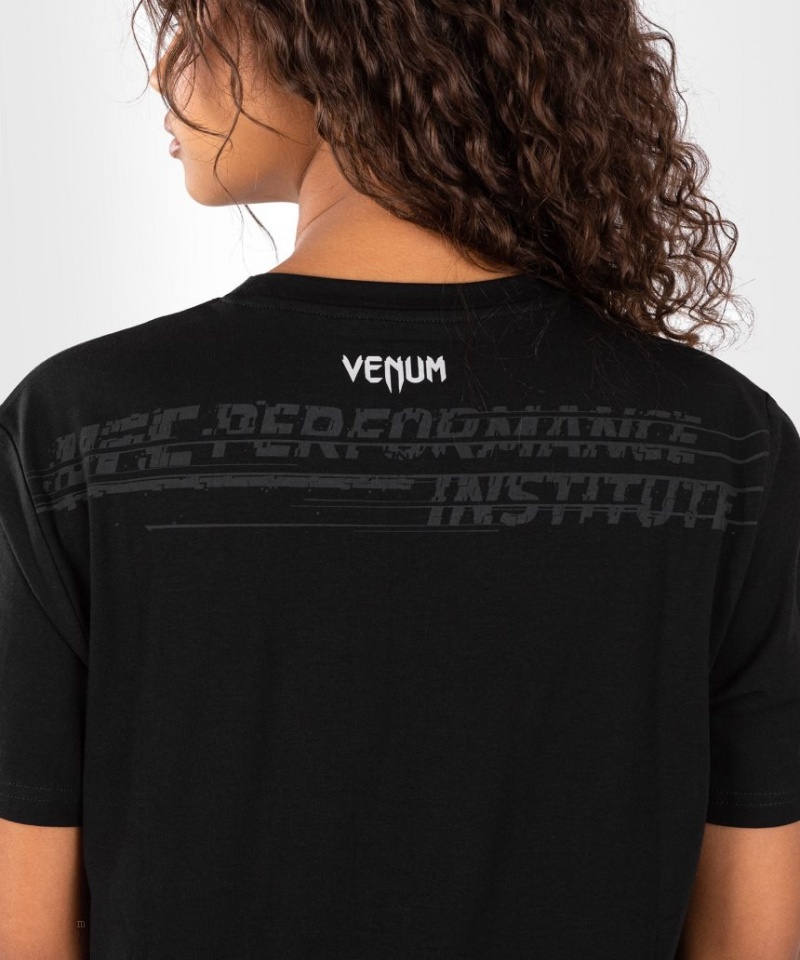 T Shirts Venum UFC Performance Institute 2.0 Femme Noir Rouge  | TYJ-8245929