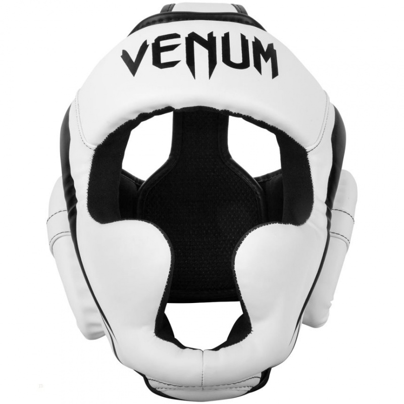 Casque De Boxe Venum Elite Blanche Noir  | MZG-2409447