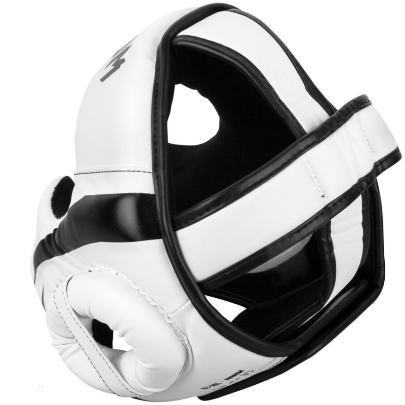 Casque De Boxe Venum Elite Blanche Noir  | MZG-2409447