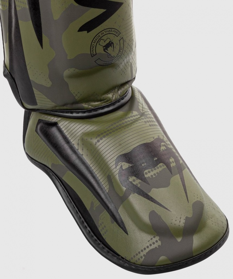 Protège Tibia Venum Elite Kaki Camouflage  | NYX-2532388