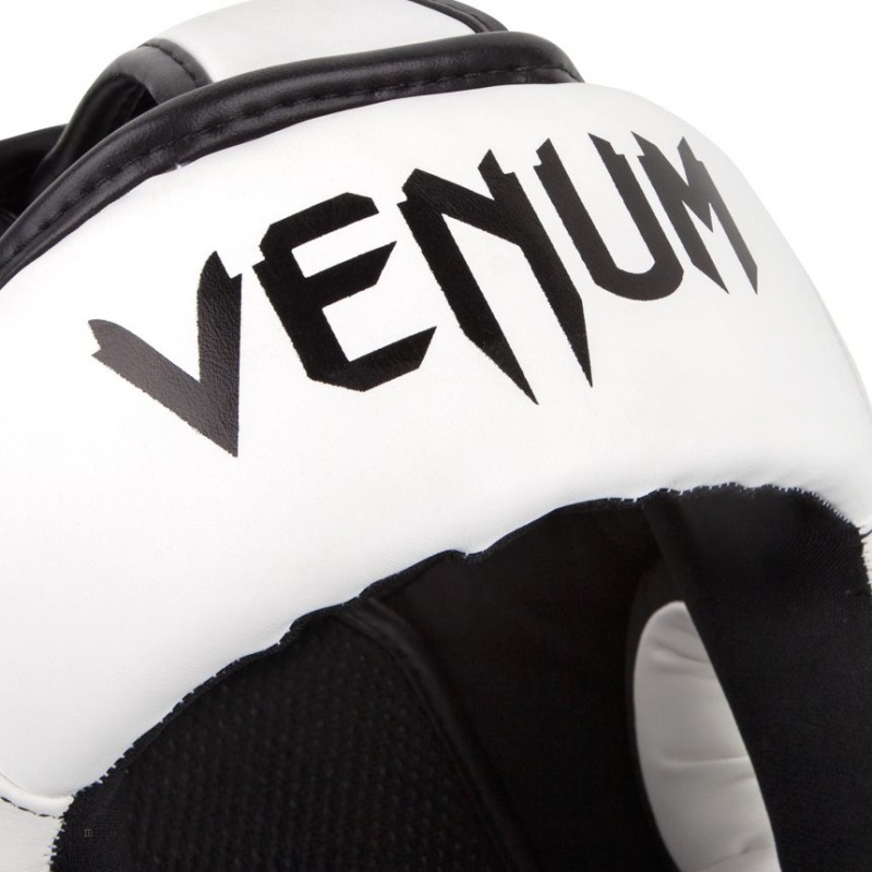 Casque De Boxe Venum Elite Blanche Noir  | MZG-2409447