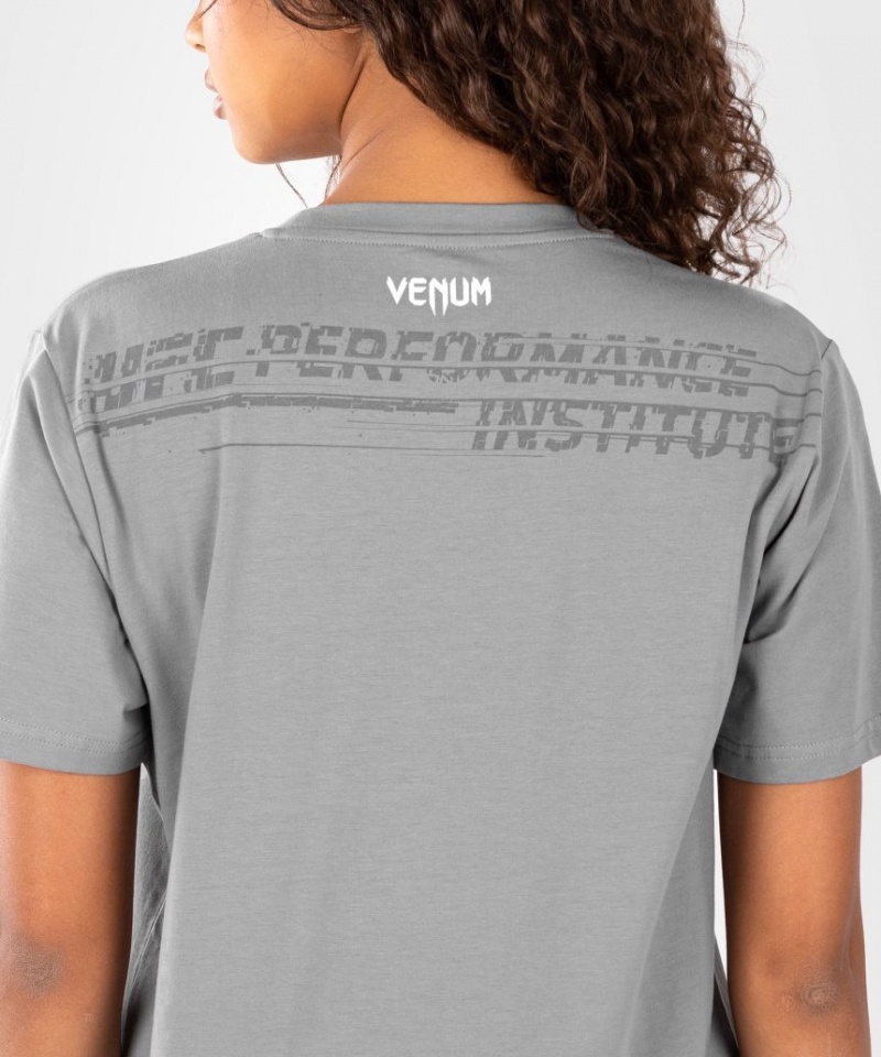 T Shirts Venum UFC Performance Institute 2.0 Femme Grise  | OOO-6350965