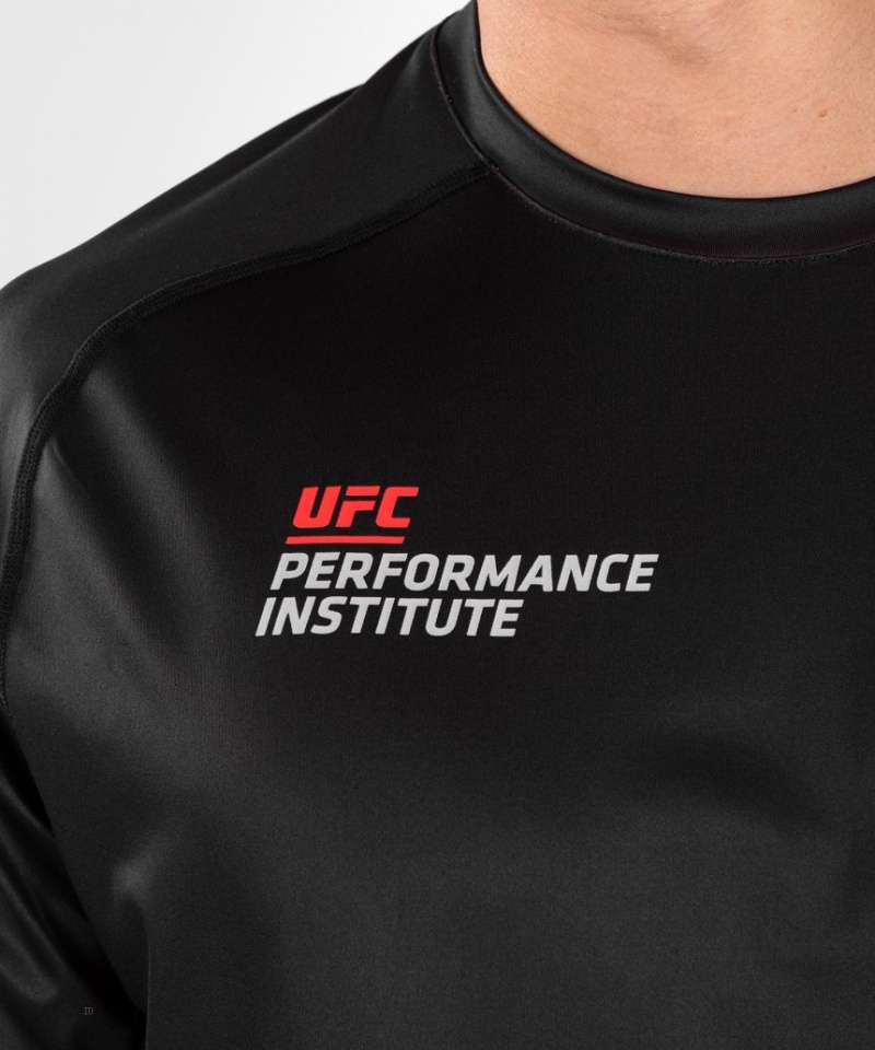 T Shirts Venum UFC Performance Institute 2.0 Dry-Tech Homme Noir Rouge  | JRX-3942519