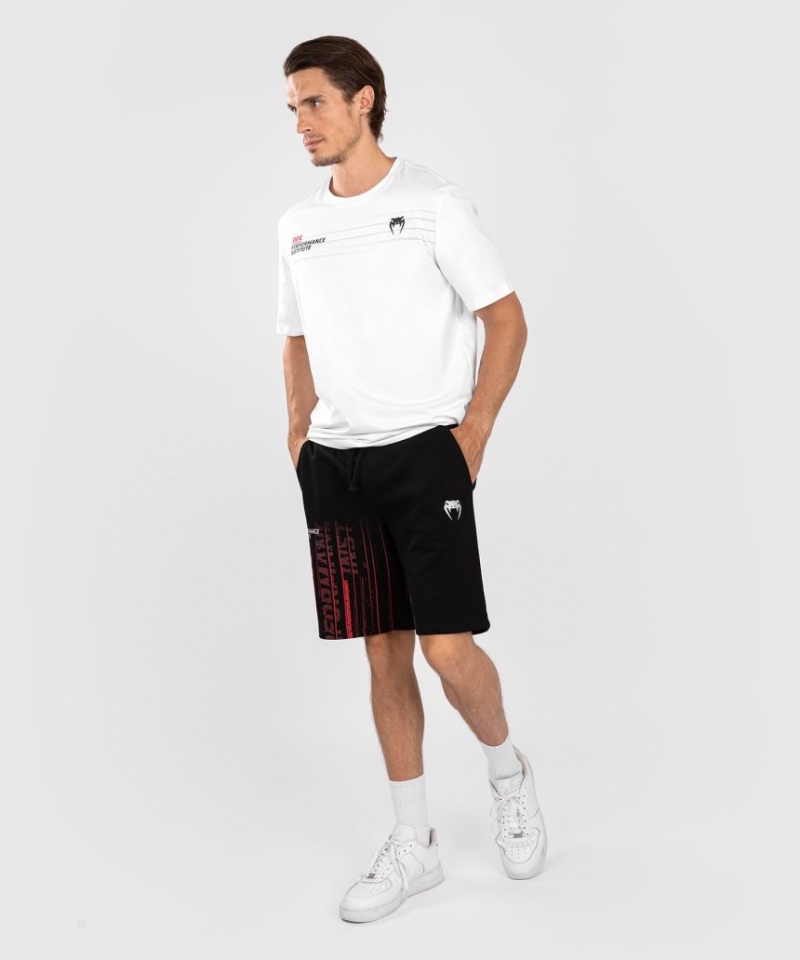 Short Venum UFC Performance Institute 2.0 Coton Homme Noir Rouge  | QUL-4679824