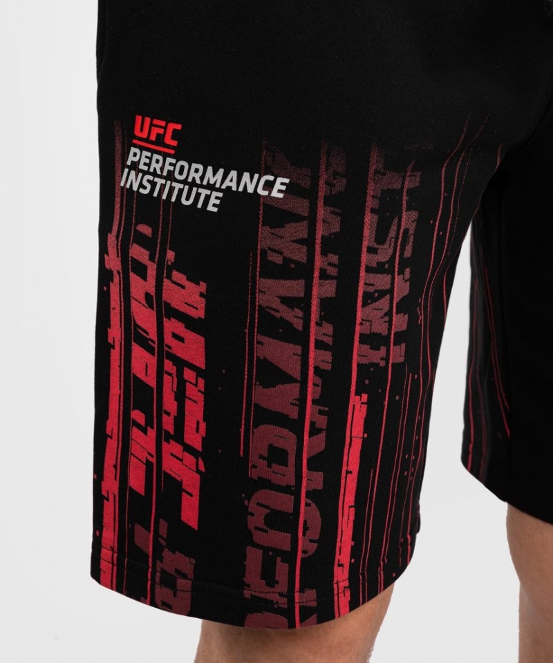 Short Venum UFC Performance Institute 2.0 Coton Homme Noir Rouge  | QUL-4679824