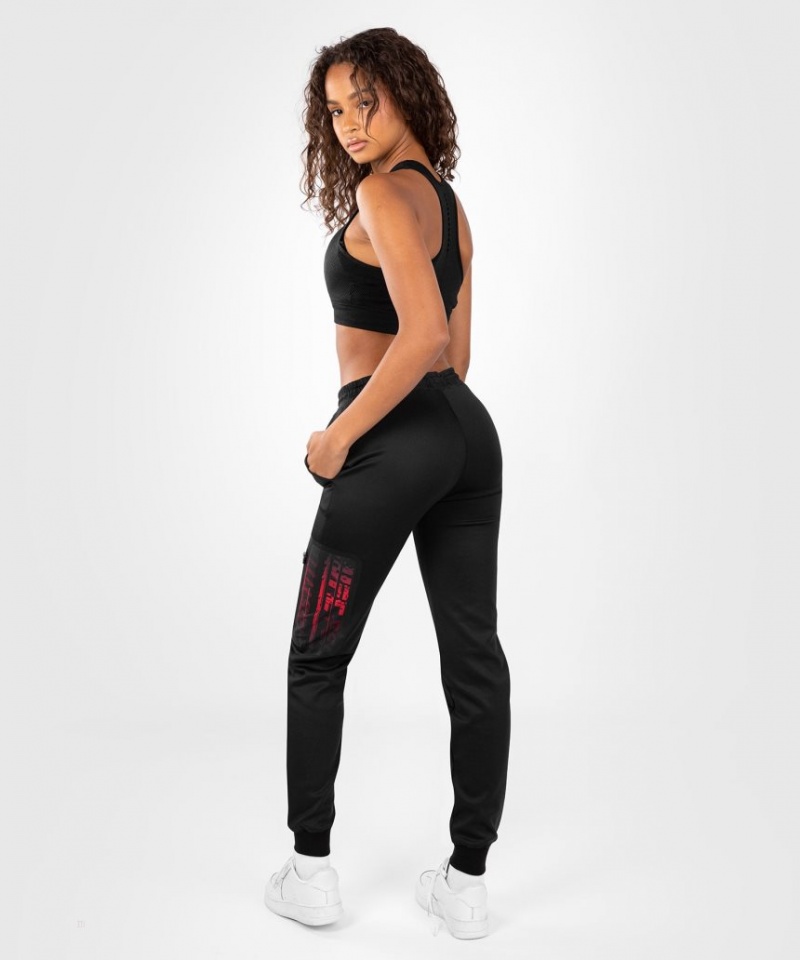 Pantalon Venum UFC Performance Institute 2.0 Jogging Femme Noir Rouge  | NXD-8400781