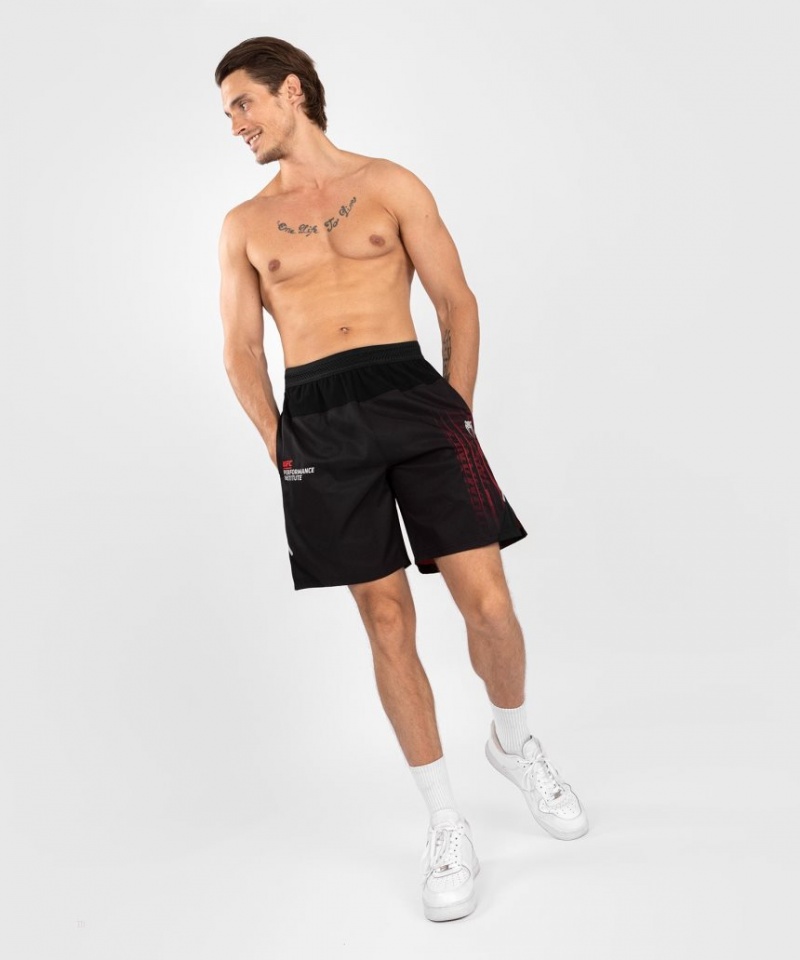 Short Venum UFC Performance Institute 2.0 Performance Homme Noir Rouge  | WBA-9766601