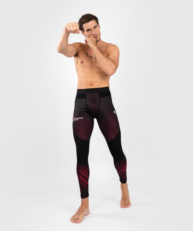 Collant Venum UFC Performance Institute 2.0 Performance Homme Noir Rouge  | HOT-0718964