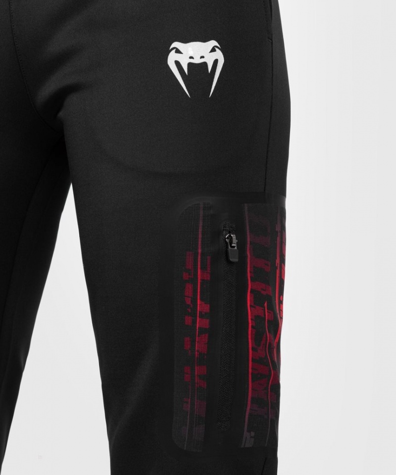 Pantalon Venum UFC Performance Institute 2.0 Jogging Femme Noir Rouge  | NXD-8400781