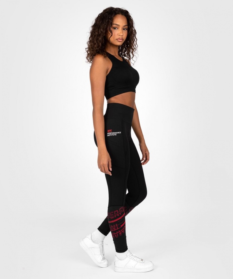 Collant Venum UFC Performance Institute 2.0 Performance Femme Noir Rouge  | LKO-8924647