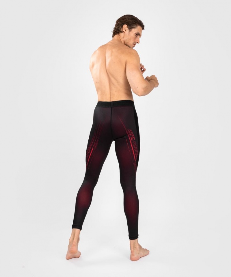 Collant Venum UFC Performance Institute 2.0 Performance Homme Noir Rouge  | HOT-0718964