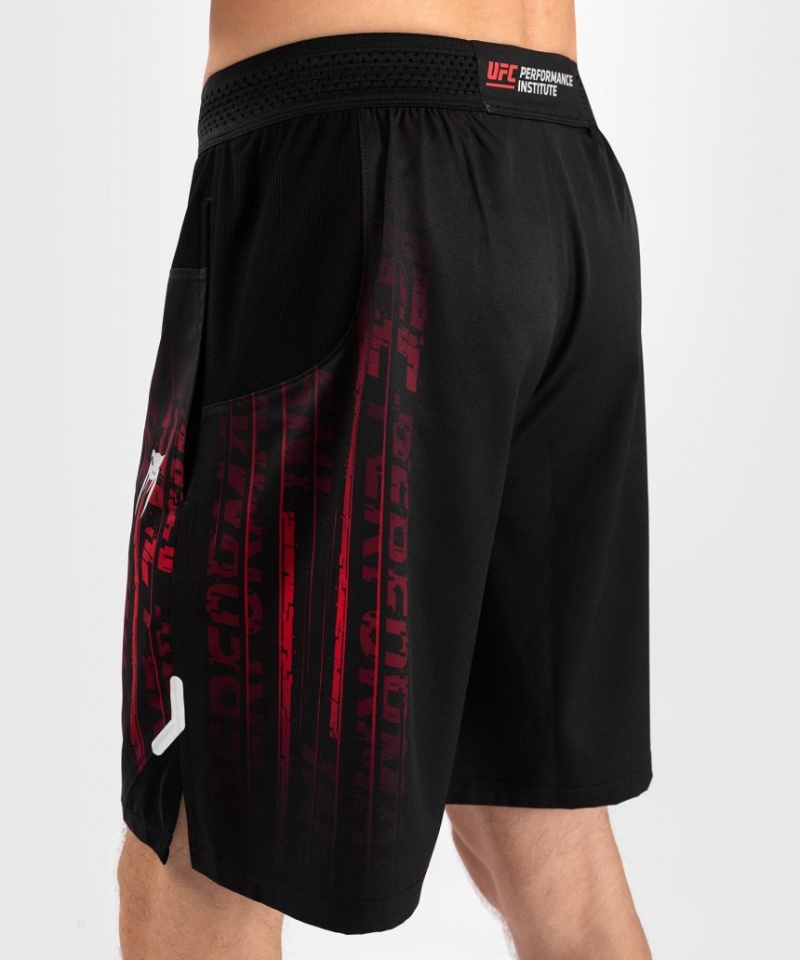 Short Venum UFC Performance Institute 2.0 Performance Homme Noir Rouge  | WBA-9766601