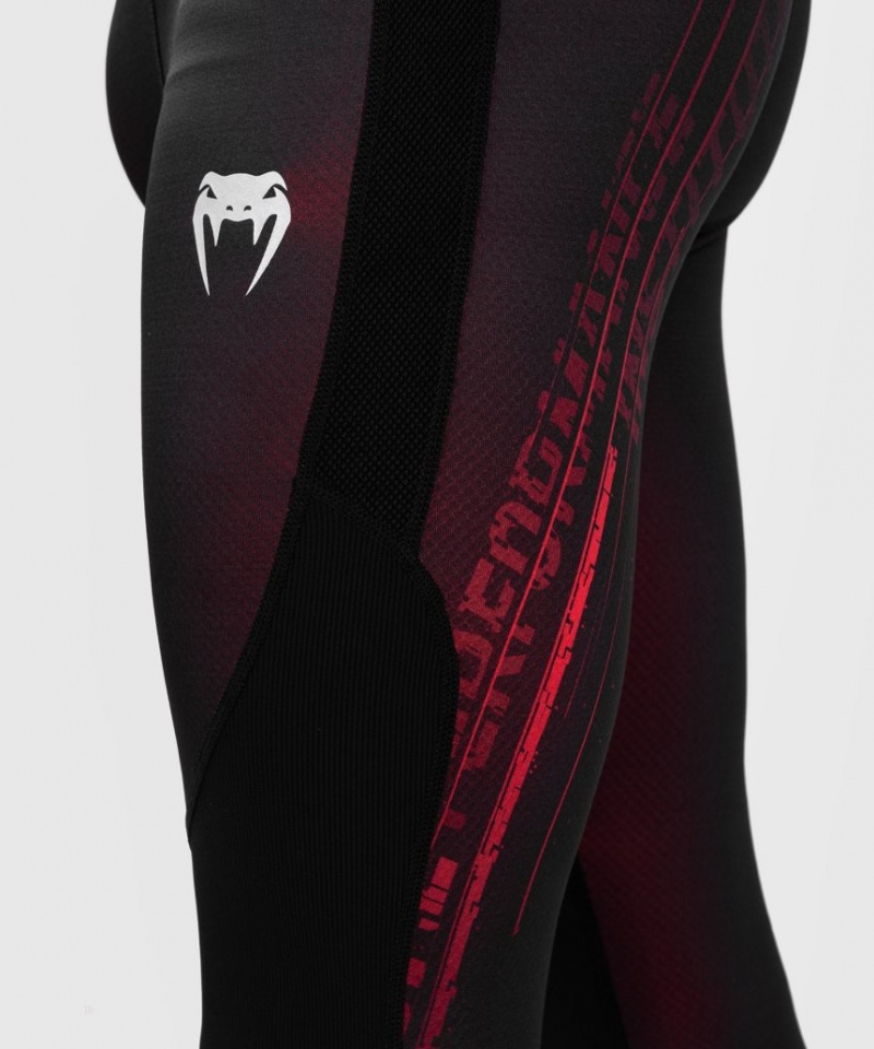 Collant Venum UFC Performance Institute 2.0 Performance Homme Noir Rouge  | HOT-0718964