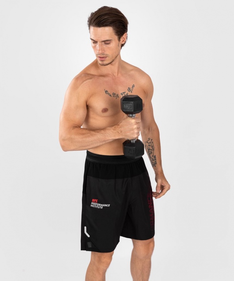 Short Venum UFC Performance Institute 2.0 Performance Homme Noir Rouge  | WBA-9766601