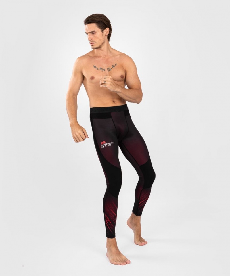 Collant Venum UFC Performance Institute 2.0 Performance Homme Noir Rouge  | HOT-0718964