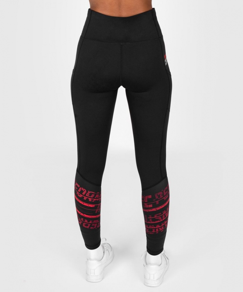 Collant Venum UFC Performance Institute 2.0 Performance Femme Noir Rouge  | LKO-8924647