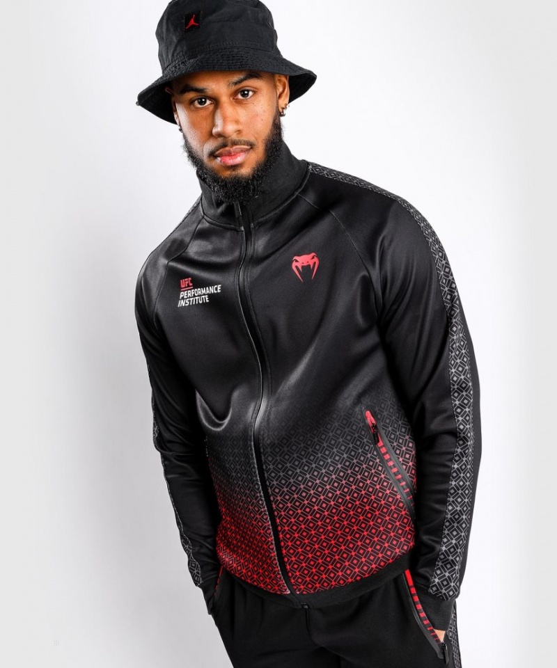 Veste Venum UFC Performance Institute Piste Homme Noir Rouge  | DJK-2974405