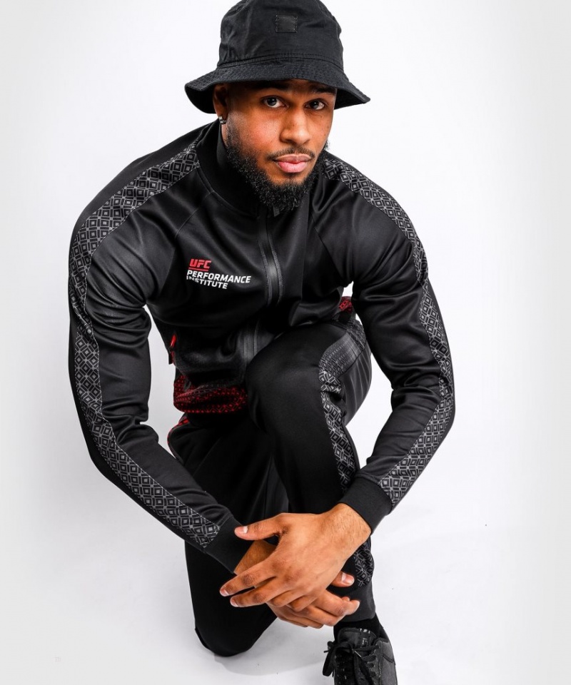 Veste Venum UFC Performance Institute Piste Homme Noir Rouge  | DJK-2974405