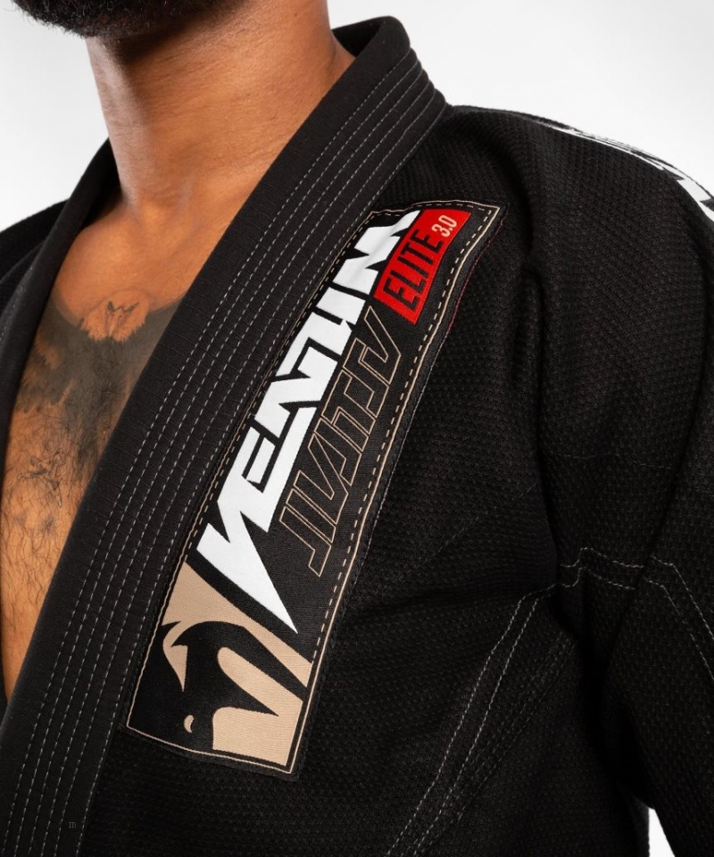 BJJ Gi Venum Elite 3.0 Noir  | VVF-3160385