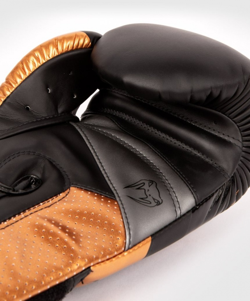 Gants De Boxe Venum Elite Evo Noir Marron  | ICT-7498242