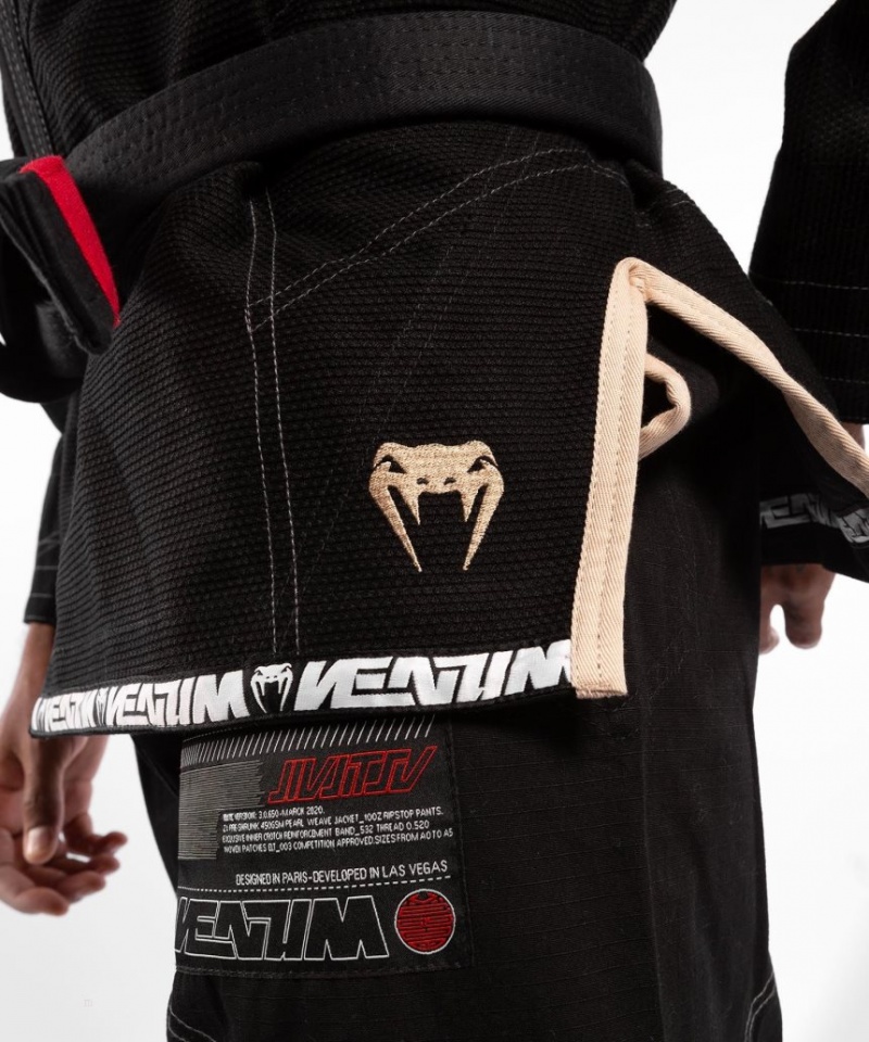 BJJ Gi Venum Elite 3.0 Noir  | VVF-3160385