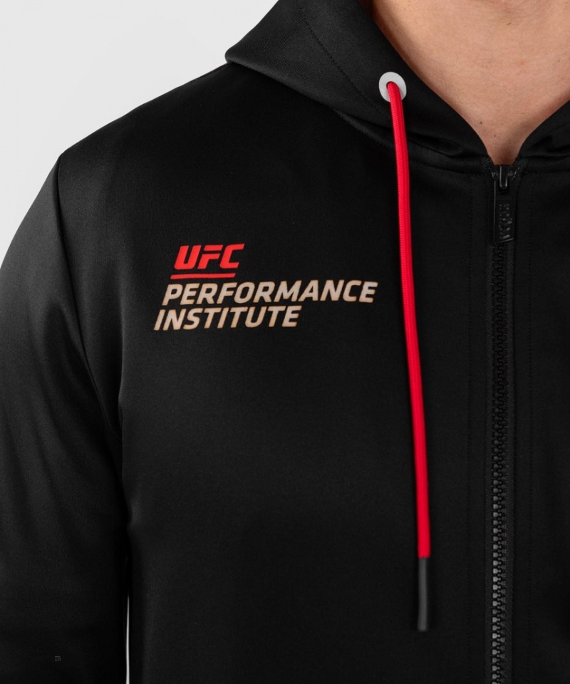 Sweat a Capuche Venum UFC Performance Institute 2.0 Zip Homme Noir Rouge  | QQV-8901949