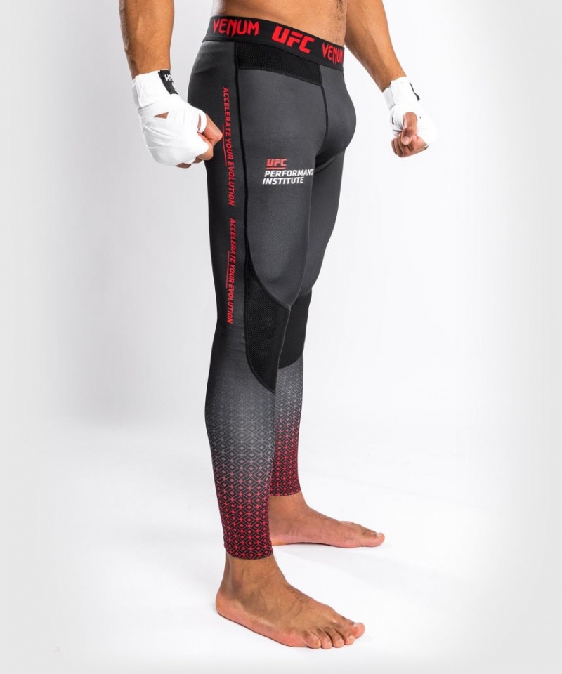 Collant Venum UFC Performance Institute Spat Homme Noir Rouge  | BVC-7113951