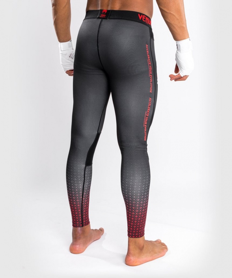 Collant Venum UFC Performance Institute Spat Homme Noir Rouge  | BVC-7113951