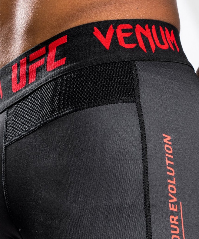 Collant Venum UFC Performance Institute Spat Homme Noir Rouge  | BVC-7113951