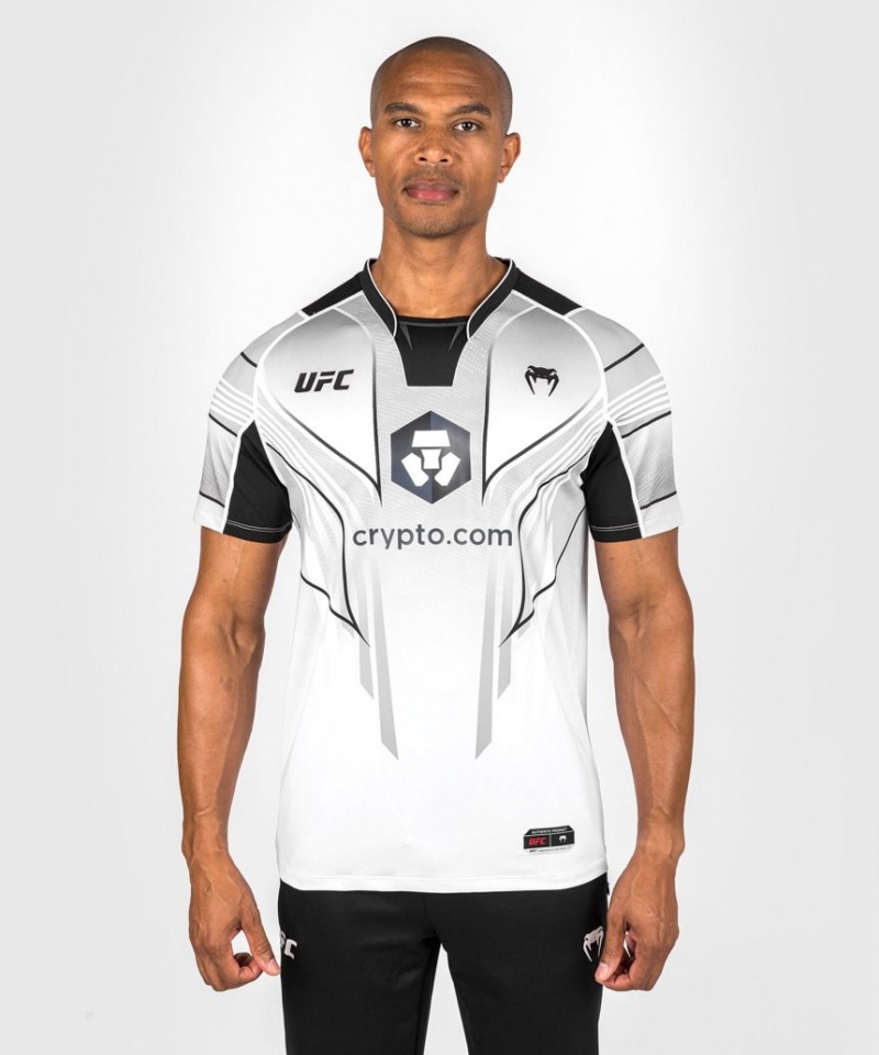 Maillot Venum UFC Personalized Authentic Fight Night 2.0 Walkout Homme Blanche  | VEF-1986326