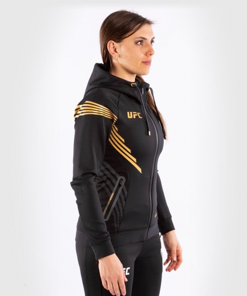 Sweat a Capuche Venum UFC Personalized Authentic Fight Night Walkout Femme Noir  | KEB-0967209