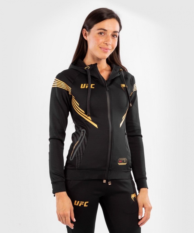 Sweat a Capuche Venum UFC Personalized Authentic Fight Night Walkout Femme Noir  | KEB-0967209