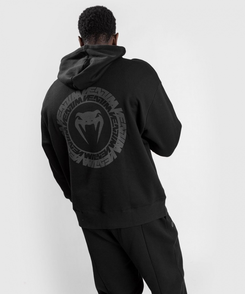 Sweat a Capuche Venum Vortex XL Oversize Homme Noir  | JKY-8870678