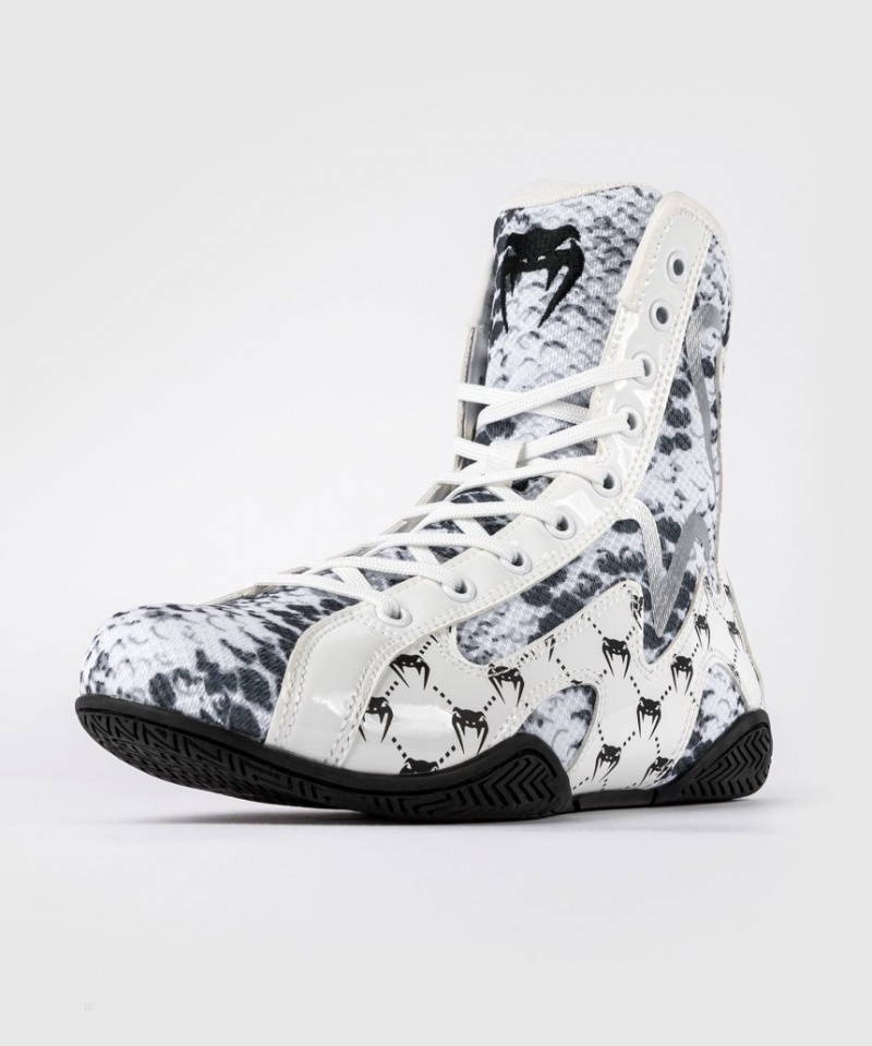 Chaussures De Boxe Venum White Snake Femme Blanche  | JXB-6125321