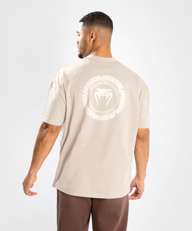 T Shirts Venum Vortex XL Oversize Fit Homme Marron  | FSY-4652197