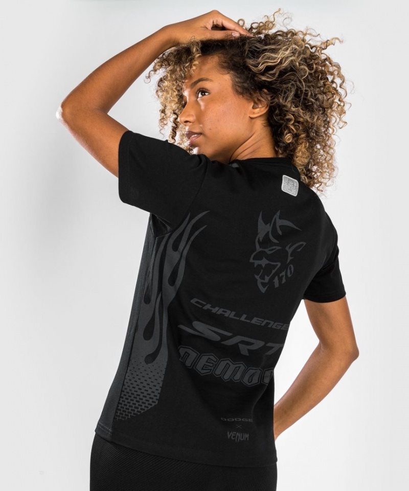 T Shirts Venum x Dodge Challenger SRT Demon 170 Femme Noir  | FIT-0410614