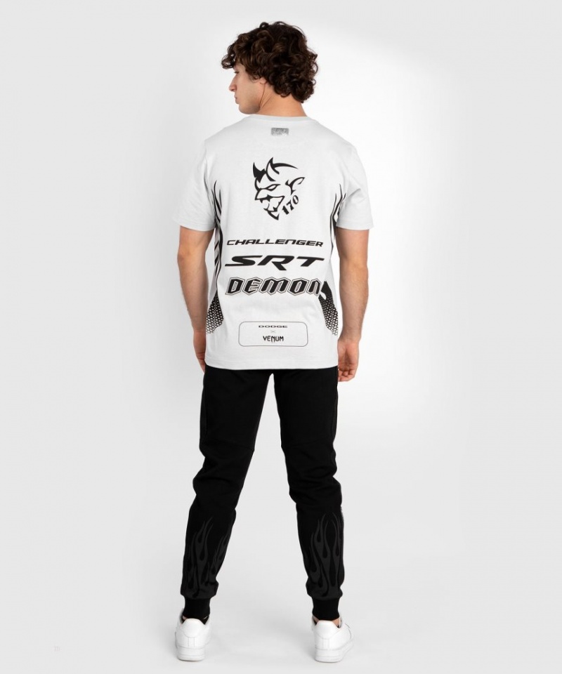 T Shirts Venum x Dodge Demon 170 Homme Grise  | FTL-4718963