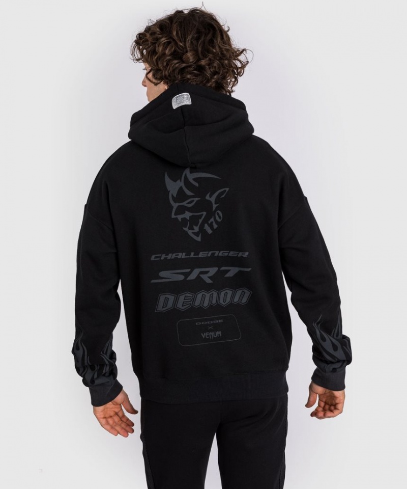 Sweat a Capuche Venum X Dodge Demon 170 Pull Over Homme Noir  | ORQ-8643457