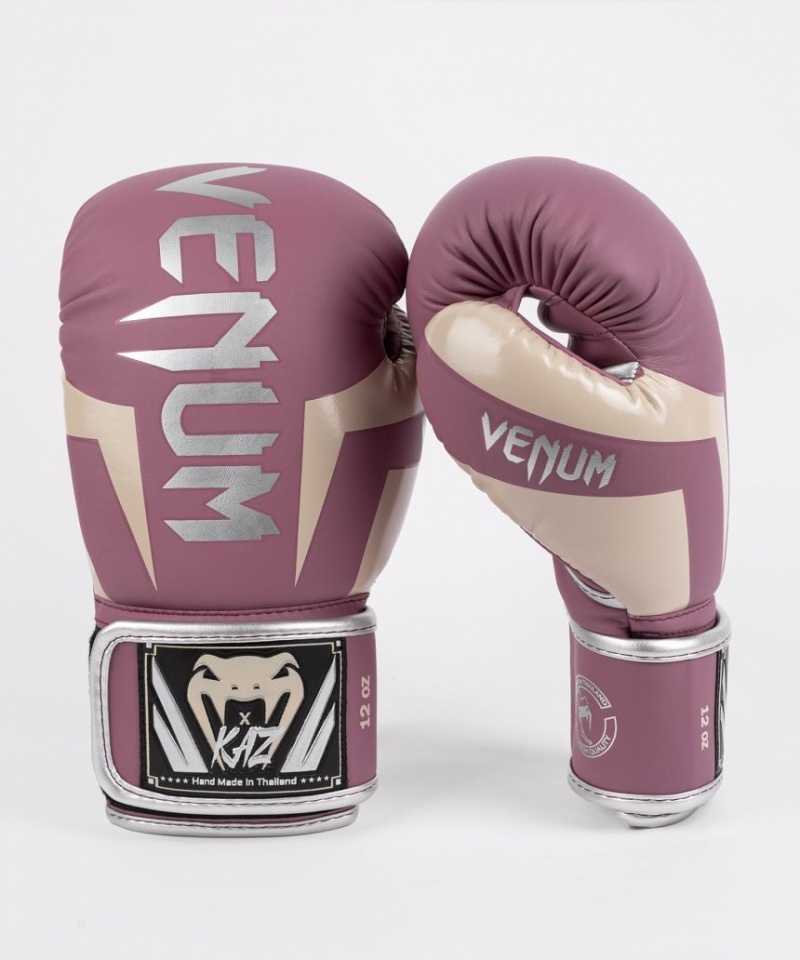 Gants De Boxe Venum x Kaz Elite Violette  | LEA-4709955