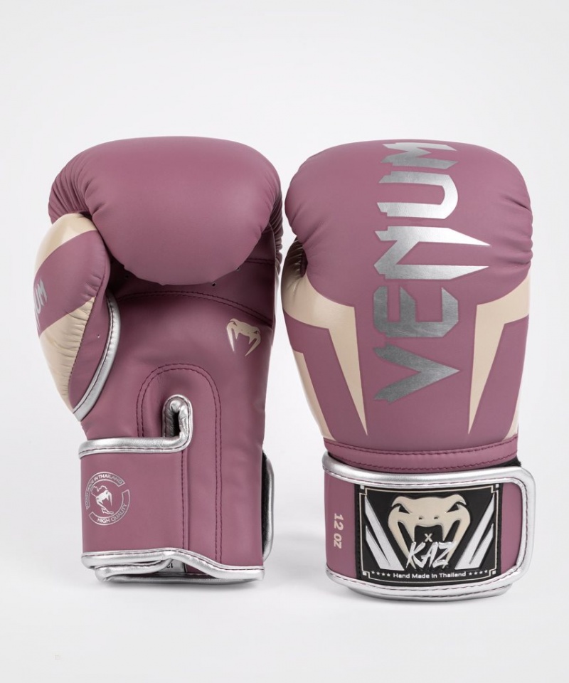 Gants De Boxe Venum x Kaz Elite Violette  | LEA-4709955