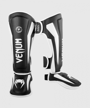 Protège Tibia Venum Elite Standup Noir Blanche  | FCI-8142420