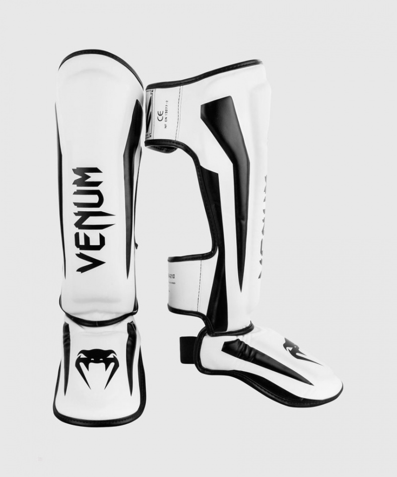 Protège Tibia Venum Elite Standup Blanche Noir  | FNL-3893880