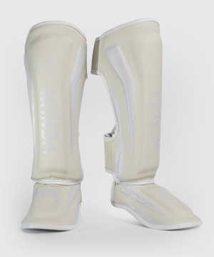 Protège Tibia Venum Elite Standup Blanche Blanche  | CMD-2316447